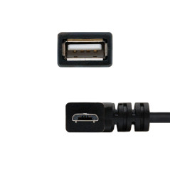 Nanocable 10.01.3600 cavo USB USB 2.0 0,15 m Micro-USB B USB A Nero