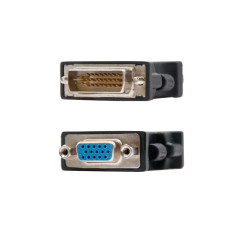 Nanocable 10.15.0704 adattatore per inversione del genere dei cavi DVI 24+5 SVGA Nero