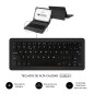 Funda + teclado subblim para tablet 10.1 pulgadas negro