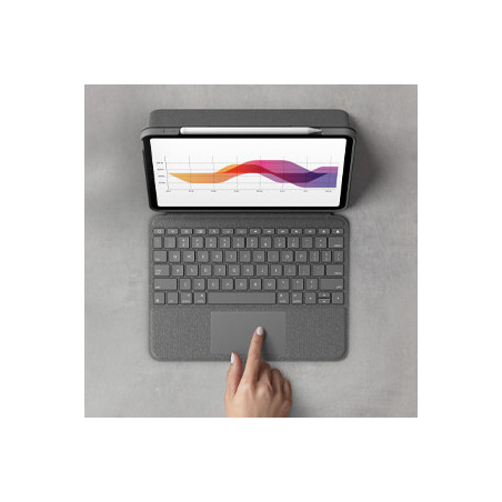 Funda logitech folio touch para apple 10.9 pulgadas ipad air 4 generacion