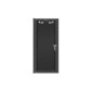 Armario lanberg mural rack 10 pulgadas 12u - 280x310 flat pack negro puerta cristal
