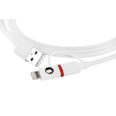 SilverHT 93640 cavo USB 1,5 m Lightning USB A Bianco