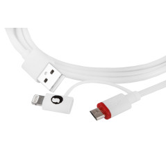 SilverHT 93640 cavo USB 1,5 m Lightning USB A Bianco
