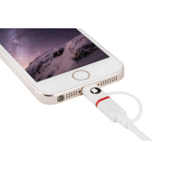 SilverHT 93640 cavo USB 1,5 m Lightning USB A Bianco