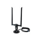 Adaptador wifi usb 3.0 dualband level one  ac1200 300mb en 24ghz y 867mb en 5ghz usb 3.0 2 antenas desmontables