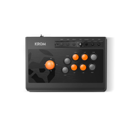 Krom Kumite Nero USB Fight-stick Analogico/Digitale PlayStation 4, Playstation, Playstation 3, Xbox One