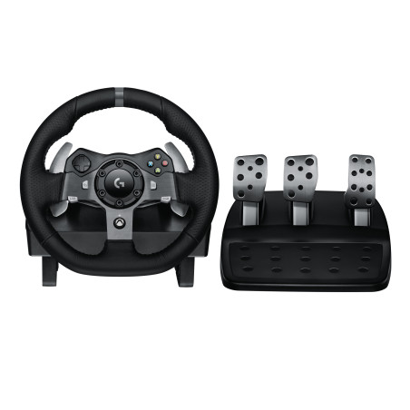 Logitech G 941-000123 periferica di gioco Nero USB 2.0 Sterzo + Pedali Analogico Digitale PC, Xbox One, Xbox Series S, Xbox