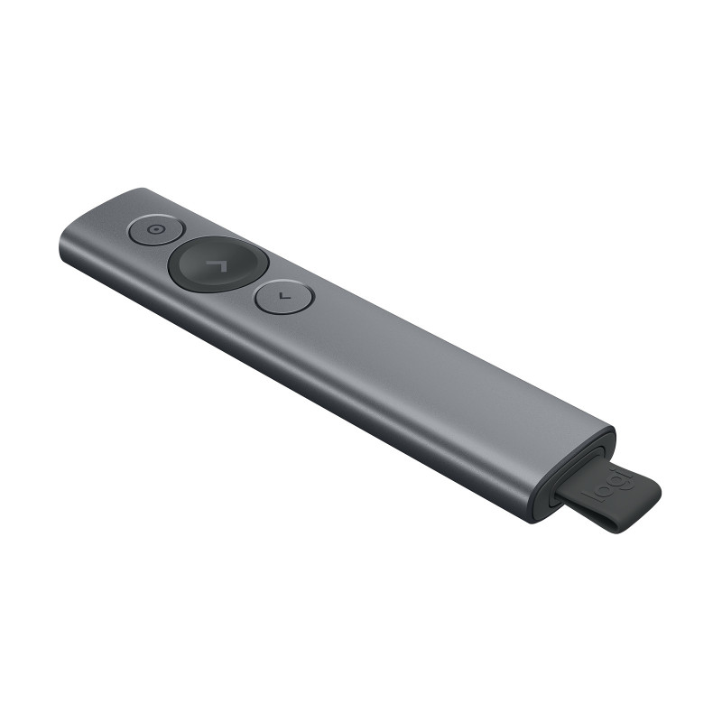 Mando wireless inalambrico logitech spotlight -  universal -  operativo hasta 30m -  pizarra