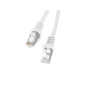 Latiguillo rj45 lanberg cat.6 ftp 0.5m fluke passed blanco