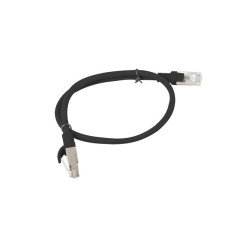 Latiguillo lanberg cat.6 utp negro 0.5 m
