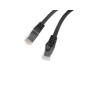 Latiguillo rj45 lanberg cat.6 f - utp 0.5m negro