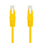 Latiguillo cable red utp cat.6 rj45 nanocable 0.25cm amarillo