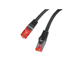 Latiguillo rj45 lanberg cat.6 ftp 1m negro