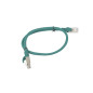 Latiguillo rj45 lanberg cat.6 utp 0.50m fluke passed verde