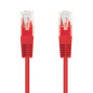 Latiguillo cable red utp cat.6 rj45 nanocable 1m rojo