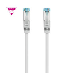 Latiguillo cable de red nanocable rj45 lszh cat.7 2m gris 600mhz -  2m -  awg26 -  gris