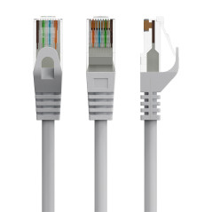Gembird PP6U-0.5M cavo di rete Bianco 0,5 m Cat6 U UTP (UTP)