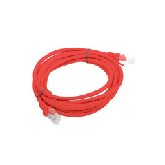 Latiguillo lanberg cat.6 utp 3m rojo