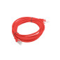 Latiguillo lanberg cat.6 utp 3m rojo