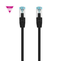 Latiguillo cable red lszh - sftp cat.7 rj45 nanocable 1m negro