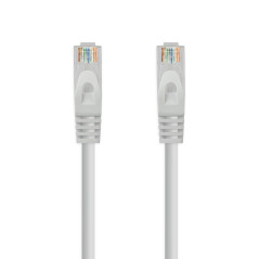 Latiguillo cable red nanocable rj45 lszh cat.6 1.5m gris 1.5m -  awg24 -  gris