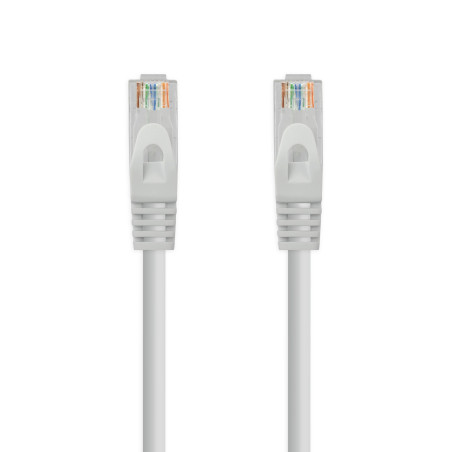 Latiguillo cable red nanocable rj45 lszh cat.6 1.5m gris 1.5m -  awg24 -  gris