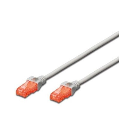Cable red ewent latiguillo rj45 utp cat6 5m gris