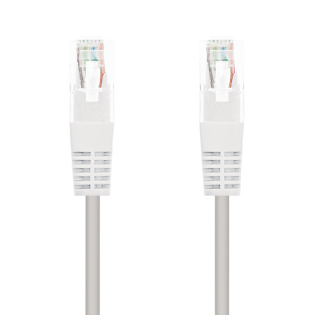 Latiguillo cable red utp cat.6 rj45 nanocable 3m blanco
