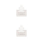 Latiguillo cable red utp cat.6 rj45 nanocable 3m blanco