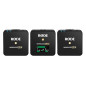 Microfono rode wireless go ii single usb tipo c - trs - 50hz - omnidirectional