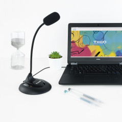 TooQ TQMM-213 microfono Nero Microfono per laptop