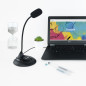 Microfono multimedia tooq tqmm - 213 fflexible jack 3.5mm