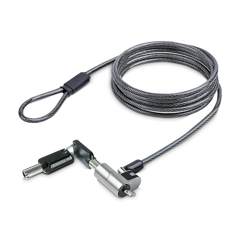 Cable seguridad tipo nano l - link con llave 1.8m.