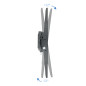 Soporte tv - monitor tooq 32 pulgadas - 55 pulgadas inclina negro  lp4255t - b - vesa max 400x400 - carga maxima 40 kg