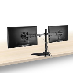 Soporte de mesa ewent ew1536 para 2 monitores de hasta 32 pulgadas