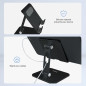 Soporte tooq sobremesa tablet 13 pulgadas negro