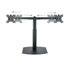 TooQ DB1727TN-B Supporti a parete per TV 68,6 cm (27") Scrivania Nero