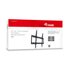 Equip 650311 Staffa di montaggio a parete per TV inclinabile da 32” a 55”