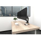 Soporte pantalla equip para mesa 13 pulgadas - 27 pulgadas 2 brazo inclinables para 2 monitor muelle de gas vesa hasta 6.5kg
