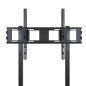 Soporte tv de suelo con ruedas tooq fs20100m - b 37 pulgadas - 100 pulgadas carga maxima 150kg