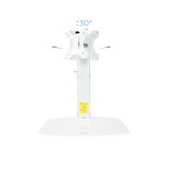 TooQ DB1127TN-W Supporti a parete per TV 68,6 cm (27") Scrivania Bianco