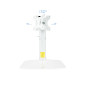 Soporte de mesa tv tooq 17 - 27 pulgadas blanco