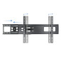 Soporte pared tv tooq lp6270tn - b 37 pulgadas - 70 pulgadas carga maxima 50kg giratorio - inclinable negro