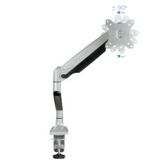 TooQ DB3032TNR-S Supporti a parete per TV 81,3 cm (32") Scrivania Argento