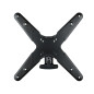 Soporte tv - monitor tooq 23 pulgadas - 55 pulgadas giratorio - inclinable negro vesa max 400x400 -  inclinable 5 - 15 -  girabl