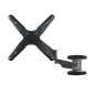 Soporte tv - monitor tooq 23 pulgadas - 55 pulgadas giratorio - inclinable negro vesa max 400x400 -  inclinable 5 - 15 -  girabl