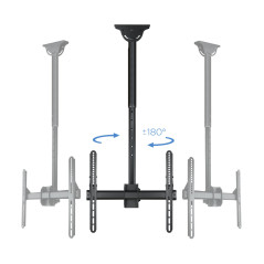TooQ LPCE1155TSLI-B Supporto per display espositivi 139,7 cm (55") Nero