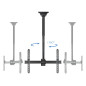 Soporte techo tooq lpce1170tsli - b 37 pulgadas - 70 pulgadas carga maxima 50kg