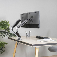 TooQ DB4132TNR-G Supporti a parete per TV 81,3 cm (32") Scrivania Nero