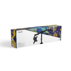 TooQ DB1802TN-B Supporti a parete per TV 68,6 cm (27") Scrivania Nero